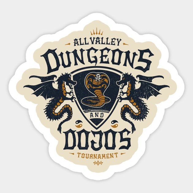 Dungeons and Dojos Sticker by CoDDesigns